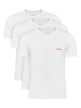 HUGO HUGO Conjunto de camisetas 50566316 Blanco Regular Fit