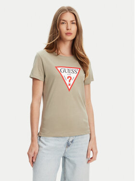 Guess Guess Футболка W1YI1B I3Z14 Зелений Regular Fit