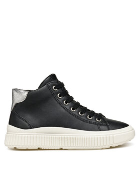 Geox Sneakersy Geox J Laquinny Girl J46M3F 000BC C0039 M Čierna