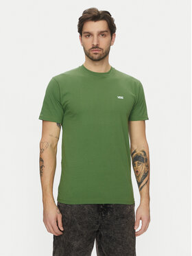 Vans Vans Póló Left Chest Logo VN0A3CZE Zöld Classic Fit