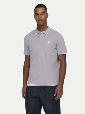Only & Sons Only & Sons Поло Fletcher 22024827 Фіолетовий Regular Fit