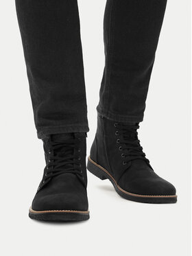 Rieker Schnürschuhe Rieker 33640-01 Schwarz
