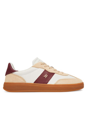 Tommy Hilfiger Sneakersy Tommy Hilfiger Premium Heritage FW0FW09497 Beżowy