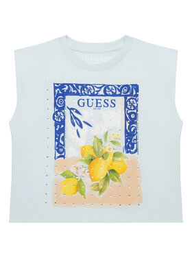 Guess Guess Top J6GI12 K8HM4 Celeste Regular Fit