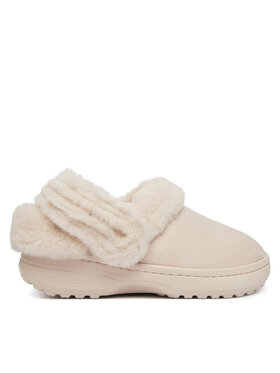 Crocs Παντόφλες Crocs Classic Unfurgettable Suede Clog 212106 Κρεμ
