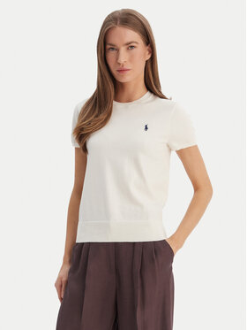 Polo Ralph Lauren Polo Ralph Lauren Camiseta 211971872003 Écru Slim Fit