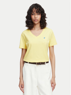 Beverly Hills Polo Club Beverly Hills Polo Club Camiseta P-SS26W-TS5165188 Amarillo Regular Fit