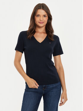 Tommy Hilfiger Tommy Hilfiger T-Shirt New Cody WW0WW40584 Dunkelblau Slim Fit