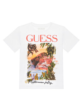 Guess Guess Camiseta L6GI05 K6XN4 Blanco Regular Fit