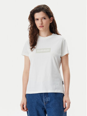 Napapijri Napapijri Футболка NP0A4IP1 Білий Regular Fit