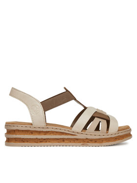 Rieker Sandále Rieker 62918-62 Biela