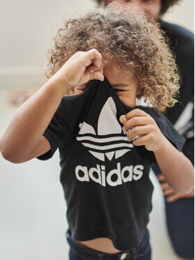 adidas adidas Camiseta Trefoil DV2829 Negro Regular Fit