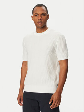 BOSS BOSS Megztinis H-Nilton 50560468 Balta Regular Fit