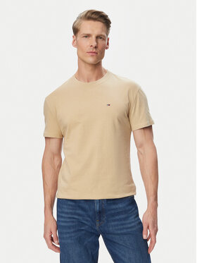 Tommy Jeans Tommy Jeans Camiseta DM0DM22504 Beis Regular Fit
