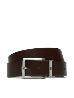 Tommy Hilfiger Pánsky opasok Tommy Hilfiger Denton 3.5 Rev AM0AM13012 Čierna