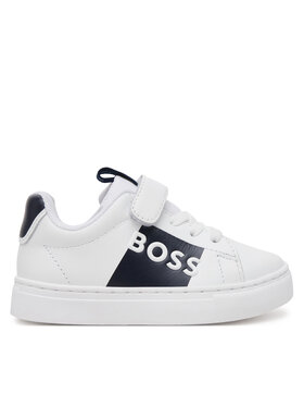 BOSS Sneakersy BOSS J52165 S Biela