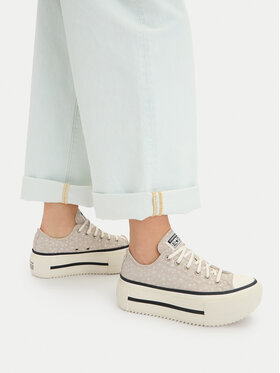 Converse Кеди Converse Chuck Taylor All Star Lift Double Stack Platform Deer A17884C Бежевий