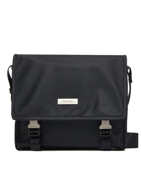 Calvin Klein Taška Calvin Klein Sleek Small Messenger LV04D3147G Čierna