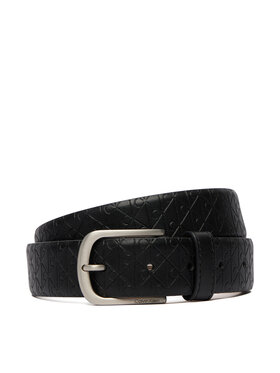 Calvin Klein Pásek Calvin Klein Casual Pin Buckle Aop 32Mm Fixed LV04D7074G Černá