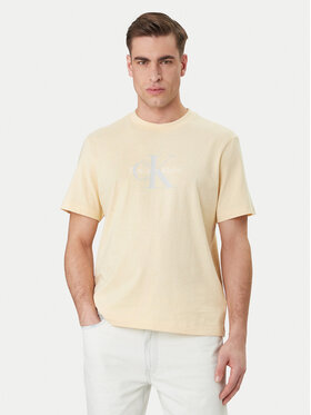 Calvin Klein Jeans Calvin Klein Jeans Camiseta Hero Monologo LV04RB862G Amarillo Regular Fit