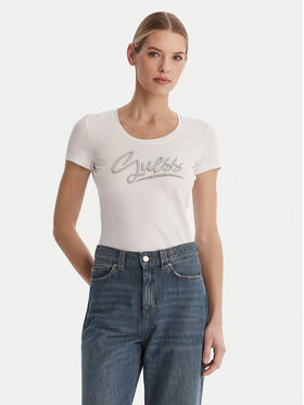 Guess Guess Футболка W6RI24 J1314 Білий Regular Fit