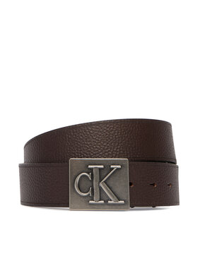 Calvin Klein Ζώνη Ανδρική Calvin Klein LV04D7111G Σκούρο καφέ