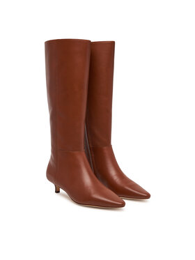 LAUREN RALPH LAUREN Μπότες LAUREN RALPH LAUREN Frncsa Tl Hl Bo Tal 802P15725002 Καφέ