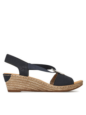 Rieker Sandále Rieker 624H6-14 Tmavomodrá