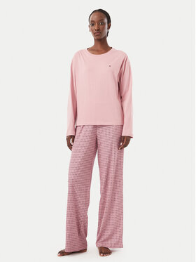 Tommy Hilfiger Tommy Hilfiger Pijama UW0UW06600 Rosa Regular Fit