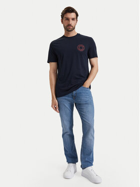 HUGO HUGO Camiseta Nemodo 50572303 Azul marino Regular Fit