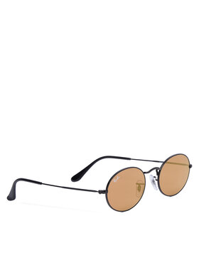 Ray-Ban Сонцезахисні окуляри Ray-Ban Oval Flat Lenses 0RB3547N Чорний