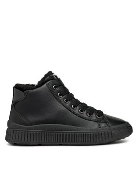 Geox Schnürschuhe Geox J Laquinny Girl J46M3G 00085 C9999 M Schwarz