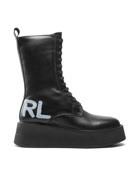 KARL LAGERFELD Kotníková obuv KARL LAGERFELD KL42475 Černá
