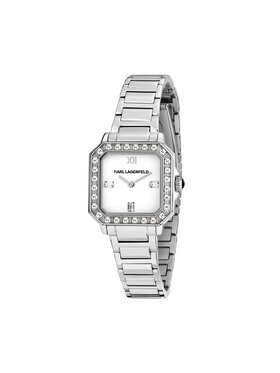 KARL LAGERFELD Hodinky KARL LAGERFELD R0553102503 Strieborná