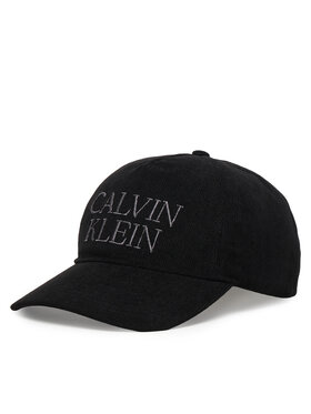 Calvin Klein Cap Calvin Klein Corduroy Graphic 5 Panel Cap LV04D5064G Schwarz