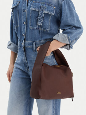 Tommy Hilfiger Soma Tommy Hilfiger City Leather Shoulder Bag AW0AW18152 Brūns