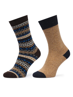 Barbour Дълги чорапи Barbour Fair Isle MSO0203TN39 Цветен