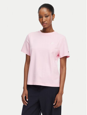 Tommy Hilfiger Tommy Hilfiger Camiseta Th Script WW0WW49941 Rosa claro Regular Fit