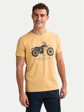 Petrol Industries Petrol Industries Camiseta M-1050-TSR707 Amarillo Regular Fit