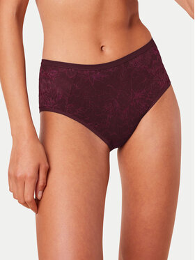 Triumph Triumph Mutande classiche a vita alta Amourette Charm 10216997 Bordeaux