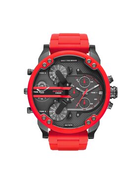 Diesel Pulkstenis Diesel The Daddies Series DZ7370 Sarkans