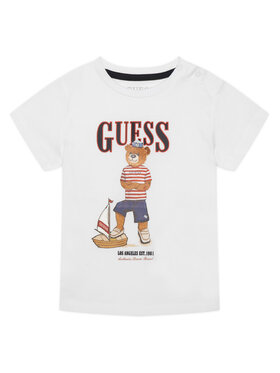 Guess Guess Majica N6GI04 K8HM4 Bela Regular Fit