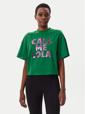 LOLA CASADEMUNT LOLA CASADEMUNT Футболка LS2515054 Зелений Relaxed Fit