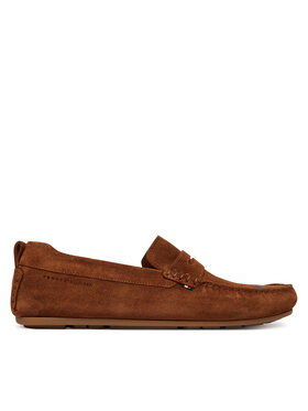 Tommy Hilfiger Mocasines Tommy Hilfiger Core Hilfiegr Suede Driver FM0FM05789 Écru