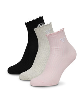 Roxy Довгі шкарпетки Roxy AS_ROXY_01Z_SS25 (3-PACK) Рожевий