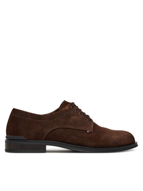Tommy Hilfiger Zapatos hasta el tobillo Tommy Hilfiger Corporate Derby FM0FM05582 Marrón