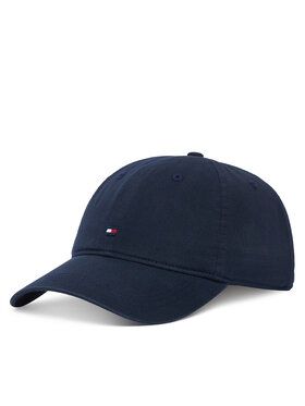 Tommy Hilfiger Șapcă Tommy Hilfiger Th Flag Soft 6 Panel Cap AM0AM14099 Bleumarin