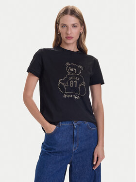 Guess Guess Camiseta V5BI16 K8FQ4 Negro Regular Fit