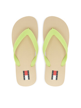 Tommy Jeans Japonki Tommy Jeans Tjw Logo Summer Sandal EN0EN02979 Żółty