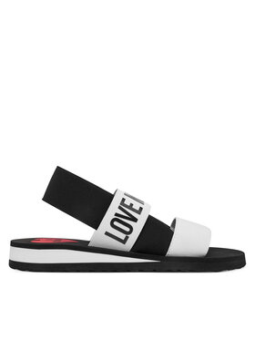LOVE MOSCHINO Sandále LOVE MOSCHINO JA16033G0MJN410A Biela